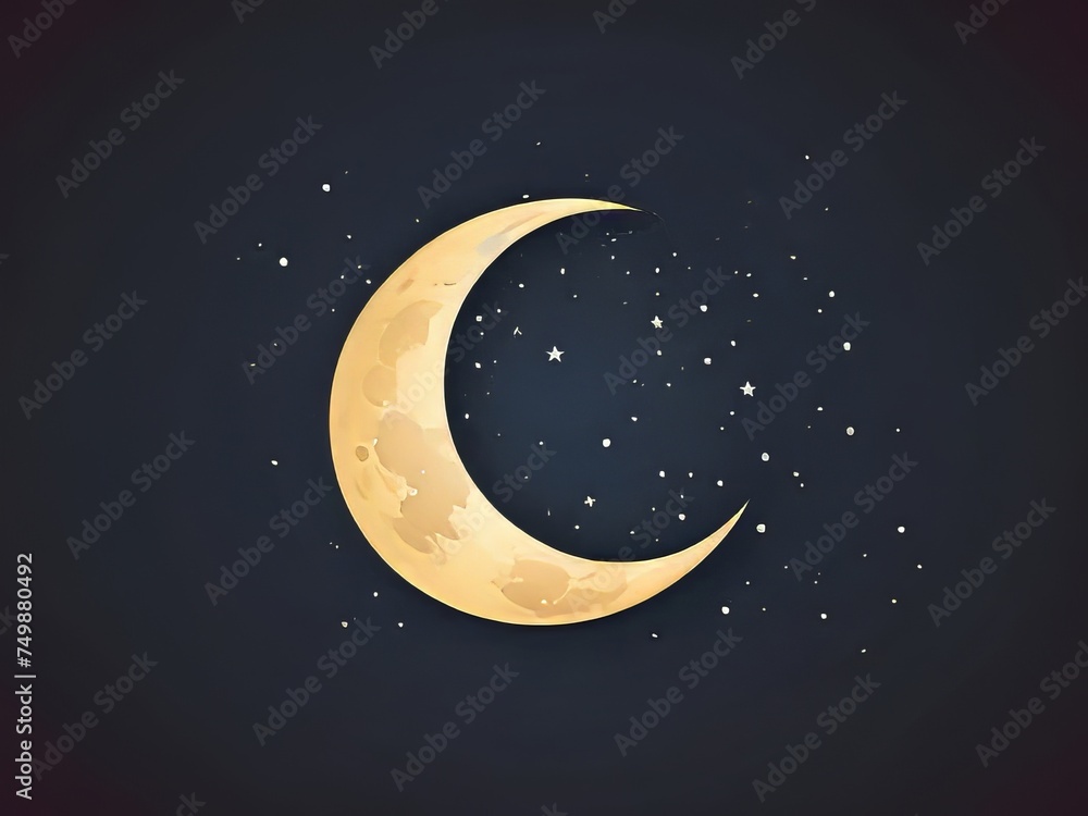 Fototapeta premium logo vector luna
