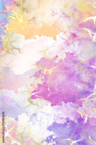 Pastel alcohol ink marble texture background design illustration © mad_production