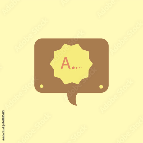 A. text icon 