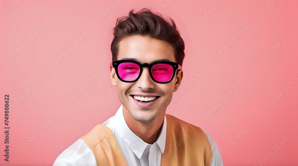 Portrait of a Spectacled Individual: A Detailed Painting Capturing the Essence and Character Through Eyewear. Portrait of a Spectacled Individual: A Detailed Painting Capturing the Essence and Character Through Eyewear.