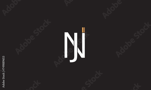 JN  NJ   J   N   Abstract Letters Logo Monogram 
