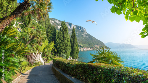 Obraz na płótnie Alley near Lake Como w salonie