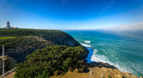 Atlantic coast Cabo Espichel Portugal