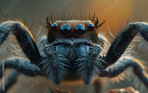 Penetrating Vision of a Bounding Spider © Pure Imagination