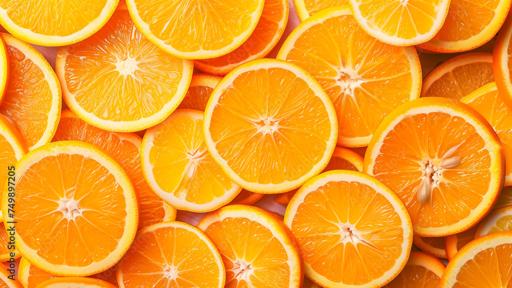 Orange Array: A Juicy Backdrop Orange Array: A Juicy Backdrop