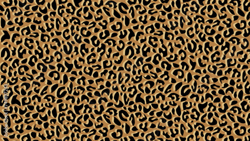 Leopard skin fur texture brown background 