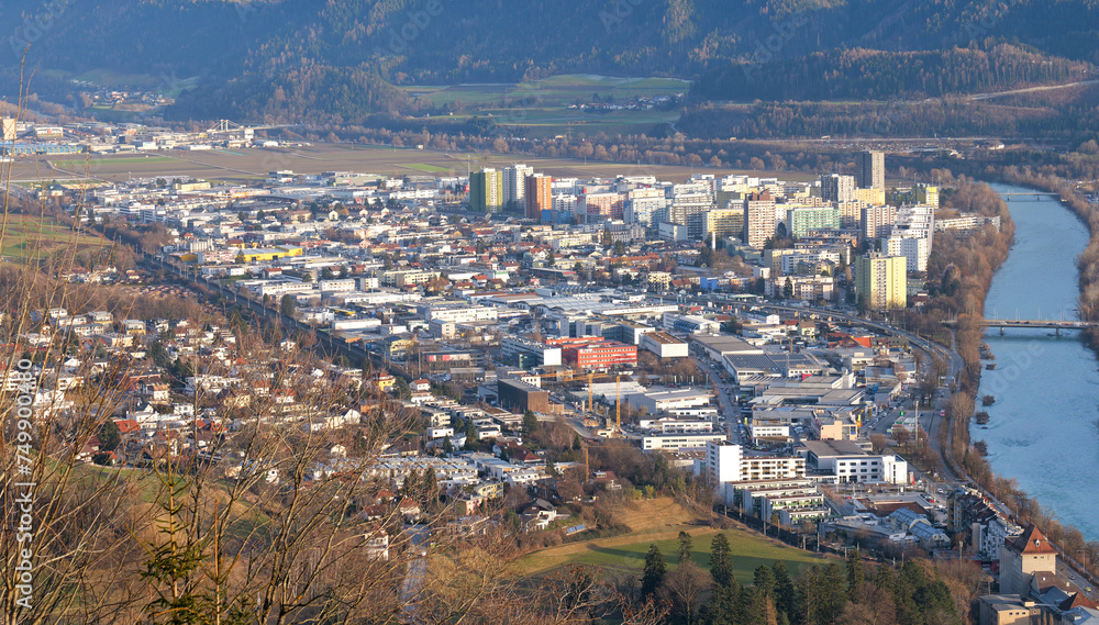 Innsbruck, Tyrol, Austria, City view
