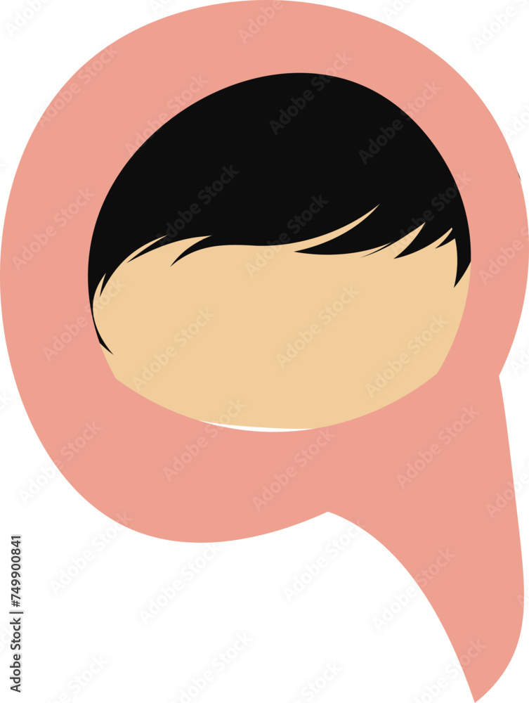 a girl wearing head scarf, anak perempuan dengan penutup rambut doodle a girl wearing head scarf, anak perempuan dengan penutup rambut doodle