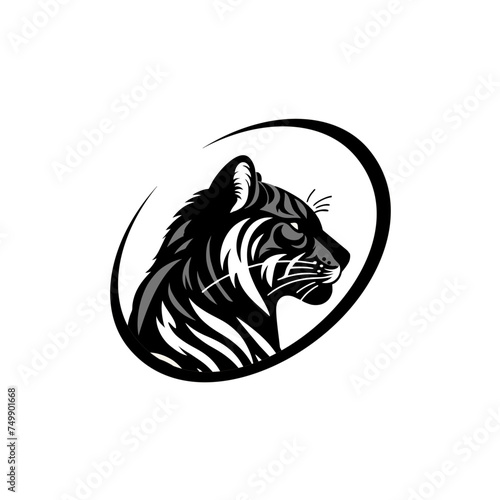 Tasmanian Tiger Logo Icon Simple and Clean photo