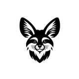 Fennec Fox Logo Icon Simple and Clean
