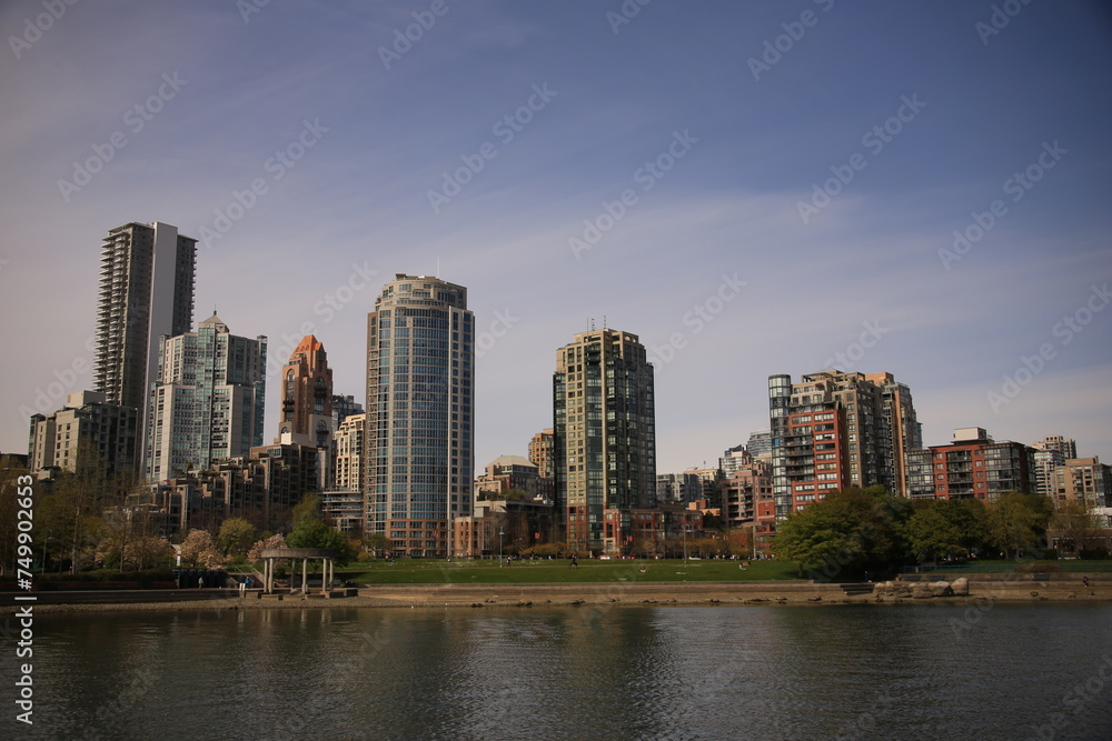 Vancouver downtown coastline