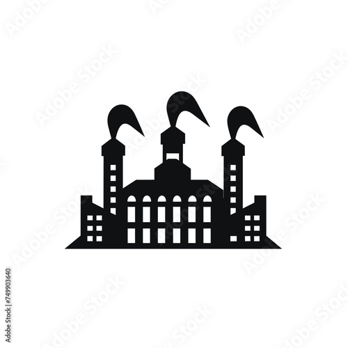 Premium icon. 5 star hotel icon. Linear style sign for mobile concept and web design. Poland city buildings outline vector icon. School building icon. Arizona state capitol icon line symbol.