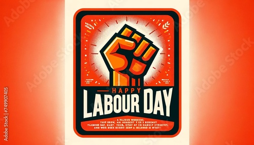labor day sticker 