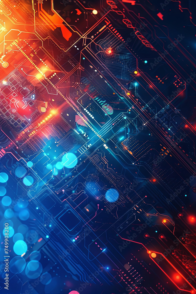 Abstract technology background Abstract technology background