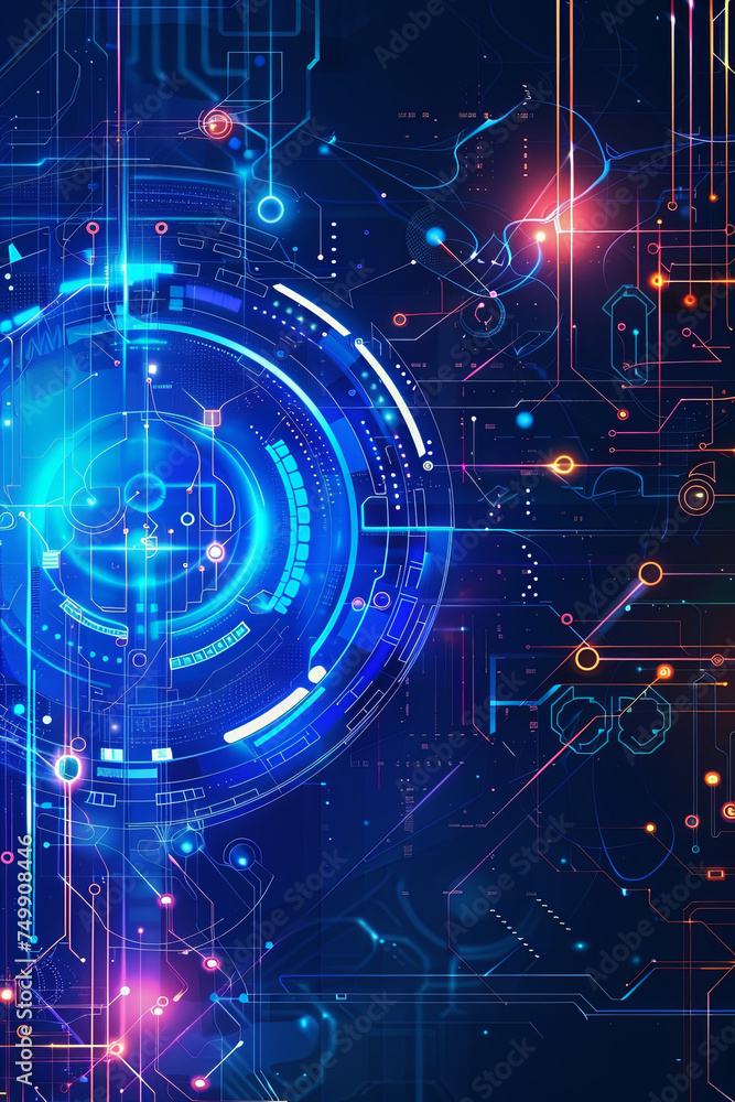Abstract technology background Abstract technology background