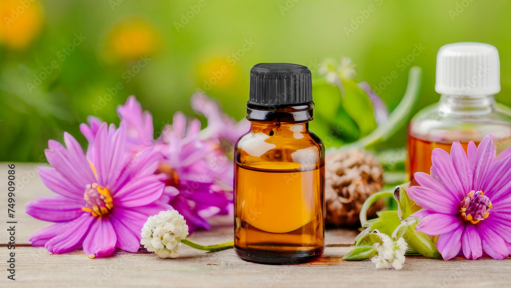Aroma therapy oils. Skin care concept with natural cosmetics Aroma therapy oils. Skin care concept with natural cosmetics