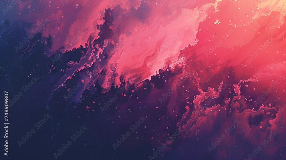 Abstract Vibrant Gradient background. Saturated Colors Smears. ,Abstract watercolor background, sunset sky colors, orange, pink, yellow, purple - obrazy, fototapety, plakaty 