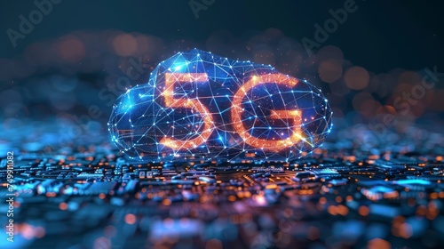 Transforming telecommunications with 5G network innovation Focus on enhanced coverage and network reliability for seamless communication photo