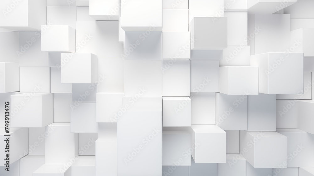 Contemporary 3D Cube Mosaic Background Contemporary 3D Cube Mosaic Background