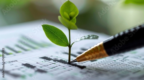 Strategic financial planning for sustainable growth photo