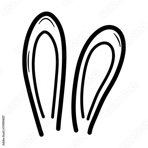 Hand Drawn Rabbit Ears