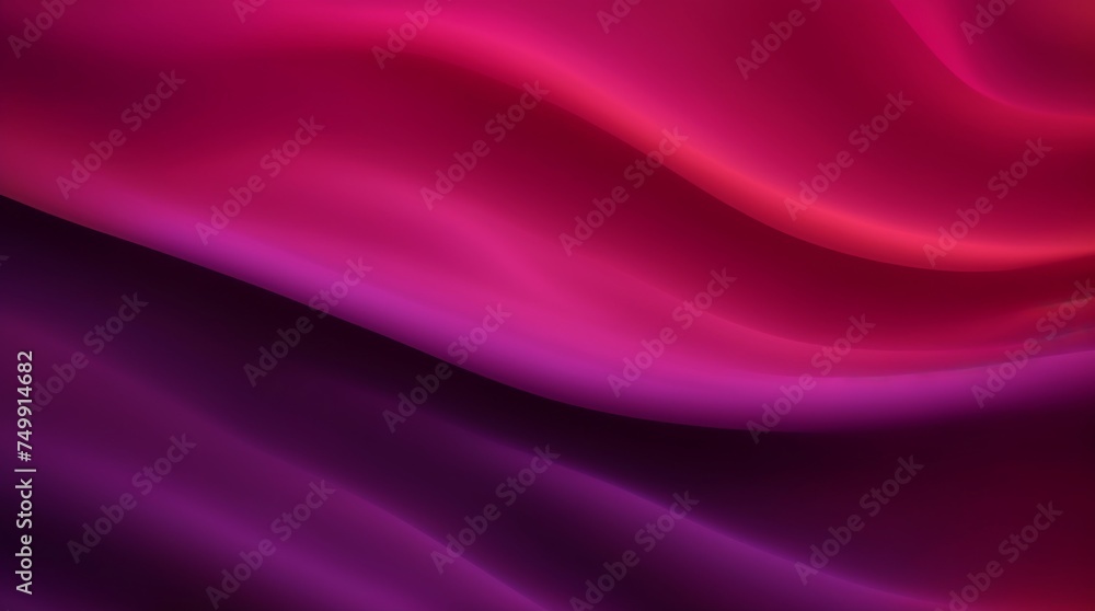 Obraz premium Flowing pink and purple waves form an abstract fabric texture 