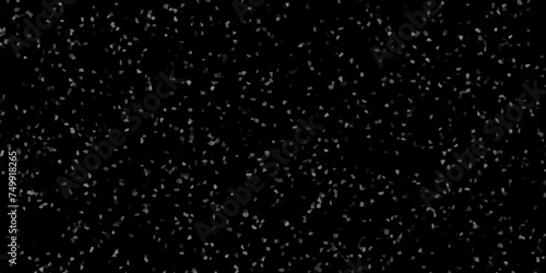 Wall terrazzo texture gray and white stone granite black background. Gray marble, matt surface, granite, ivory texture. Snow Vector Elements. Illustration.