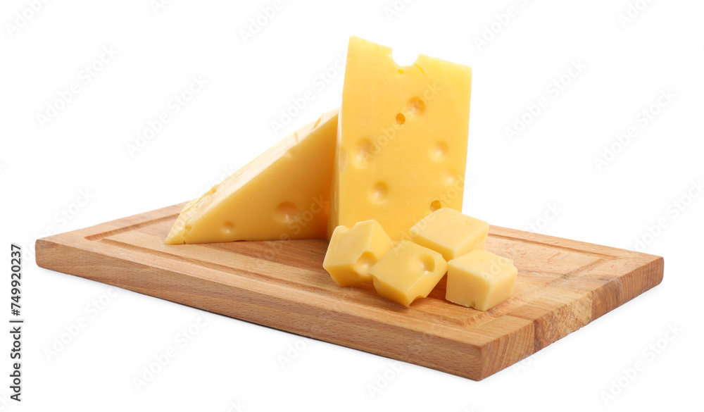 Cut fresh delicious cheese isolated on white Cut fresh delicious cheese isolated on white