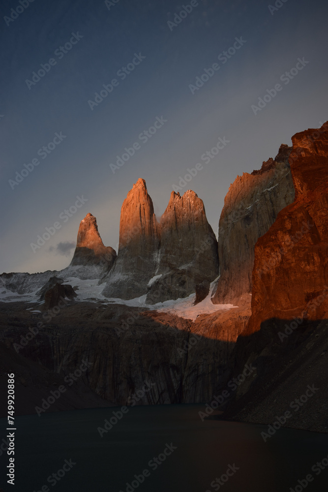 Torres del Paine sunrise 