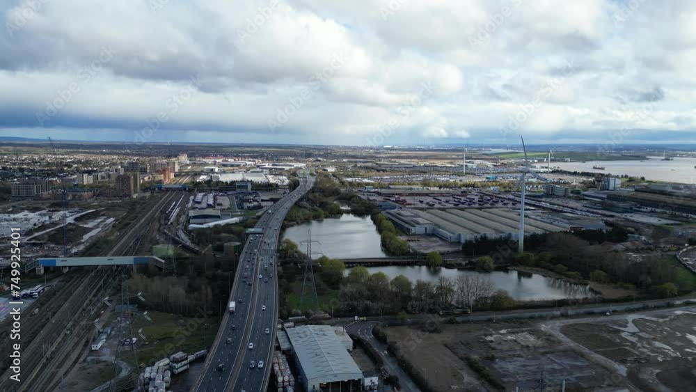 Most Beautiful View of Dagenham London City of England United Kingdom. March 2nd, 2024