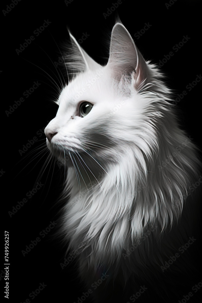 Portrait of a cat Portrait of a cat