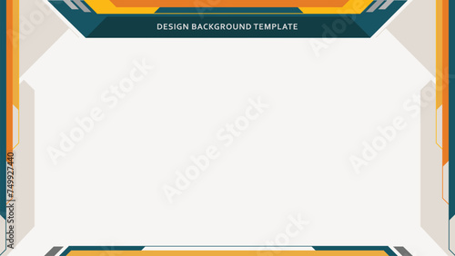futuristic retro color for banner, poster, presentation template