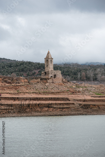Church in a lake