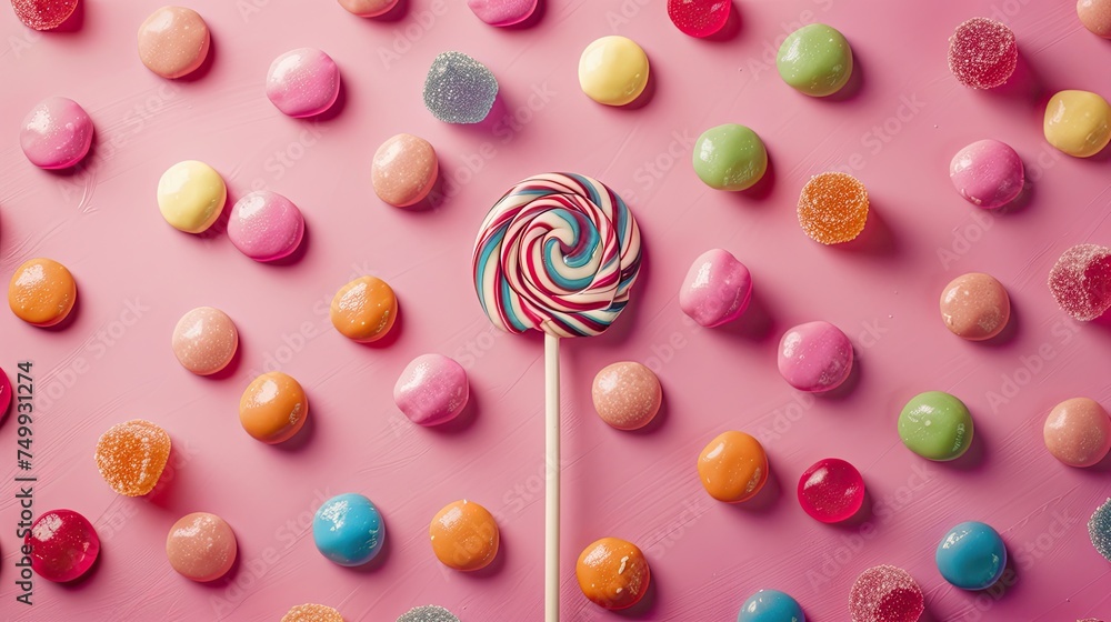 Candy concept. Generative AI