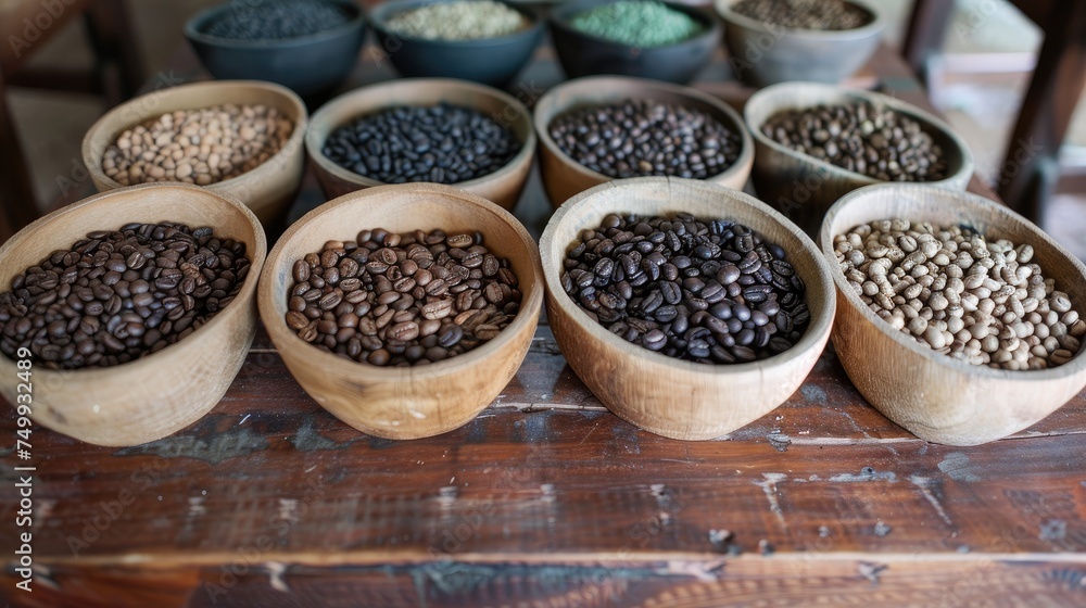 Indonesian Arabica coffee. Generative AI Indonesian Arabica coffee. Generative AI