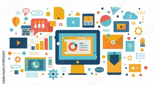 Wallpaper Mural Building a strong digital brand presence Establish a cohesive online identity to connect with customers and differentiate from competitors Torontodigital.ca