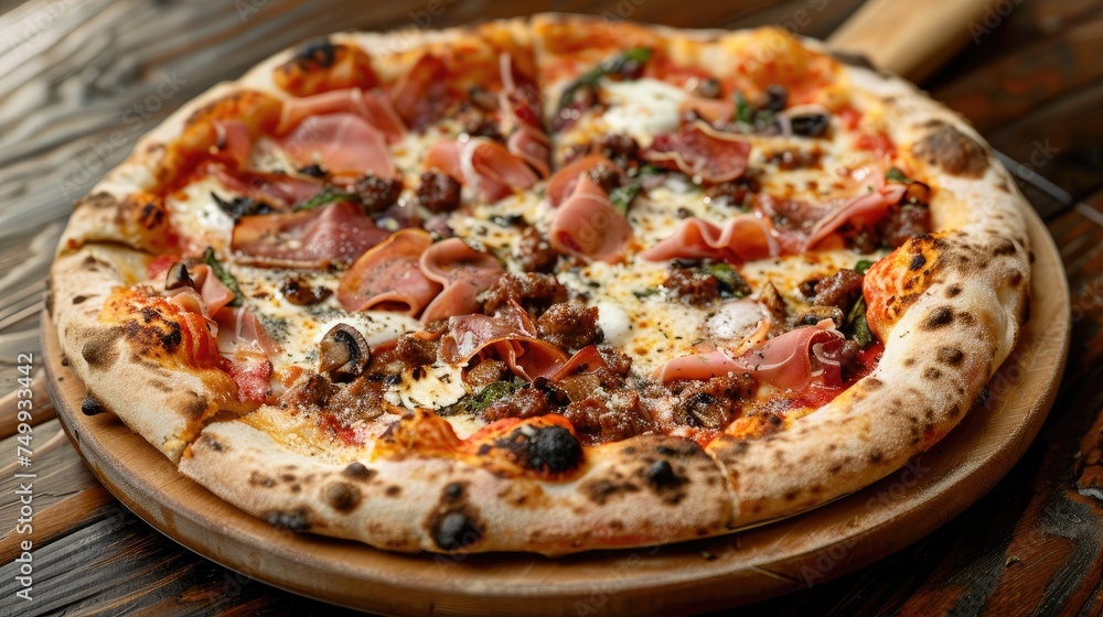 Pizza Capricciosa. Generative AI Pizza Capricciosa. Generative AI