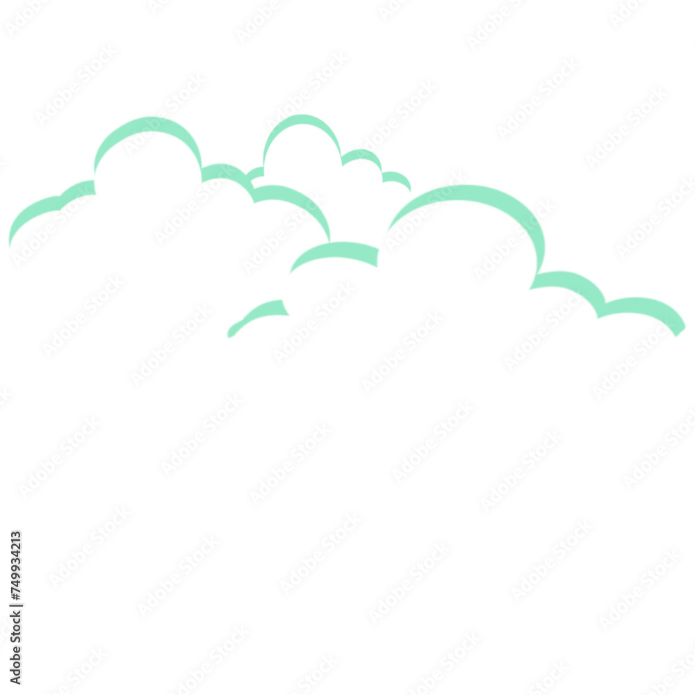 Clouds floating in the sky in the world Clouds floating in the sky in the world