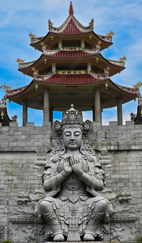 500 statue chinese-buddhist temple in batam Indonesia 500 statue chinese-buddhist temple in batam Indonesia