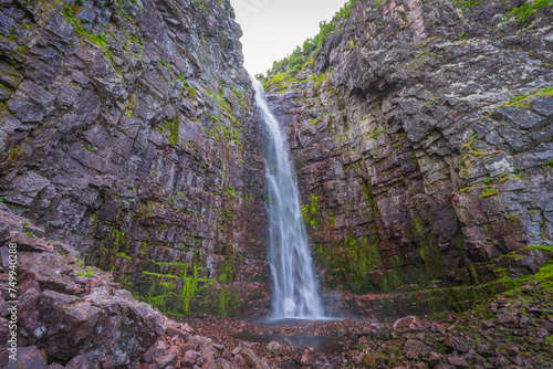 Njupeskär is a waterfall in northwestern Dalarna, formed by Njupån in Fulufjällets nationalpark photo