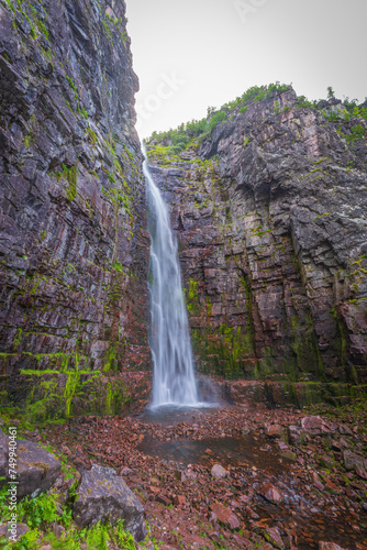 Njupeskär is a waterfall in northwestern Dalarna, formed by Njupån in Fulufjällets nationalpark © Dreamnordno