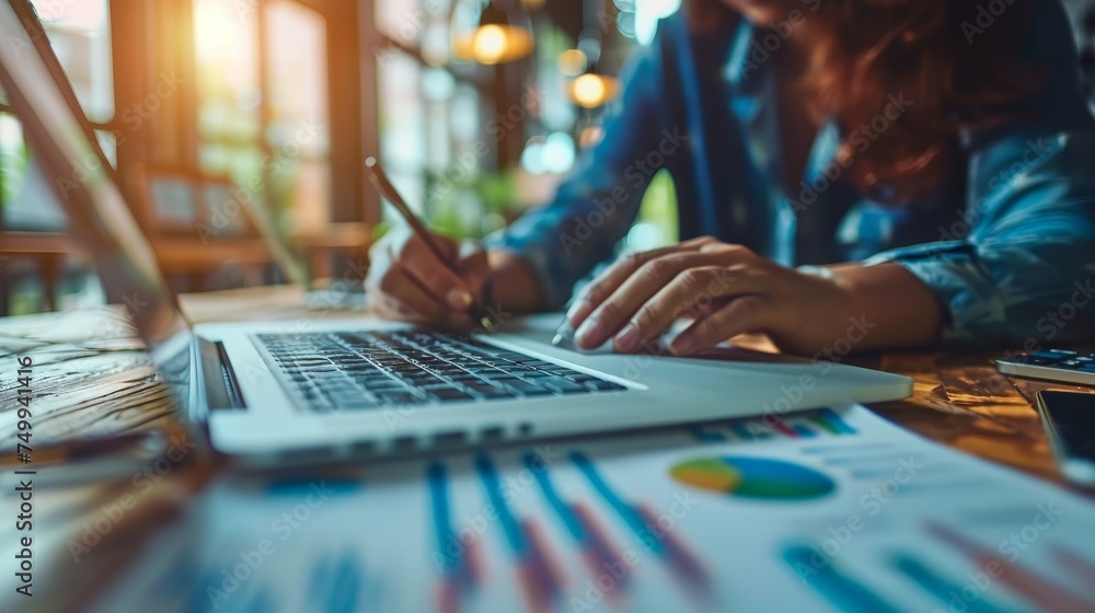 Showcase a finance team analyzing the ROI of marketing campaigns, blending data with strategy Showcase a finance team analyzing the ROI of marketing campaigns, blending data with strategy