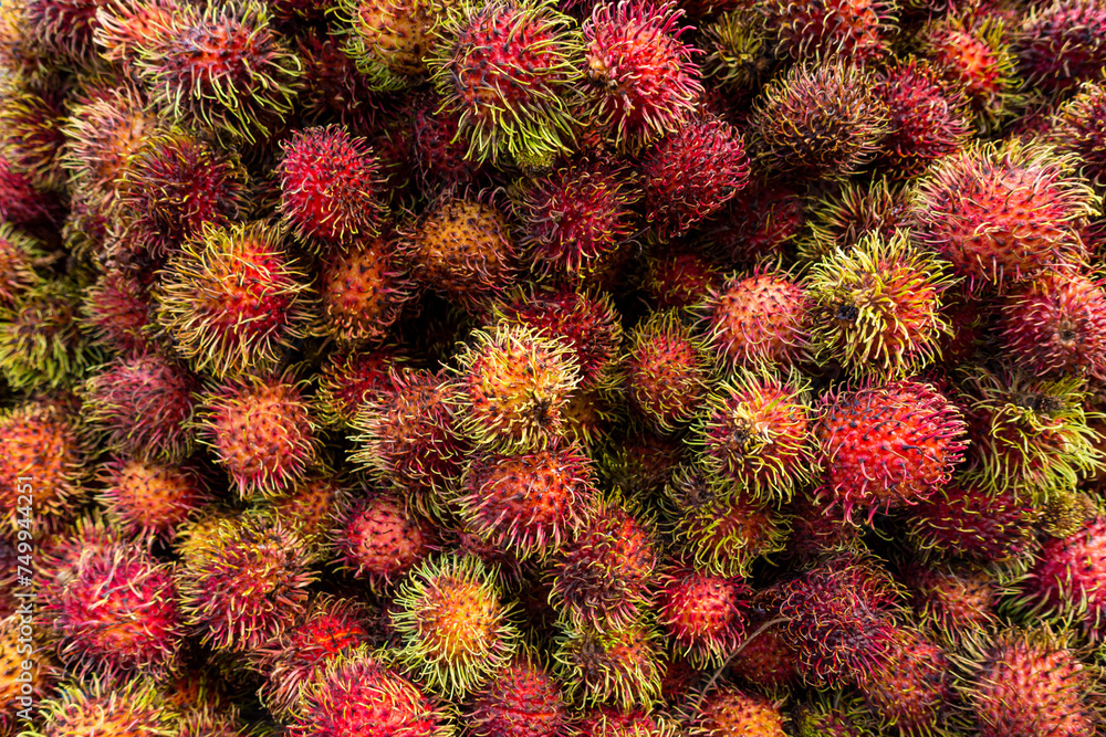 Pile of lychee fruit Pile of lychee fruit