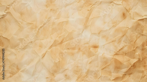 Beige Watercolor Paper with Visible Texture for Creative Background
