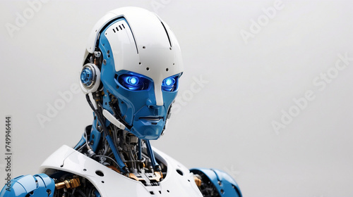 Portrait of humanoid robot  © VISHNU
