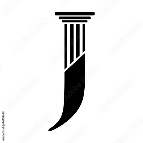 Letter J Pillar Law Logo