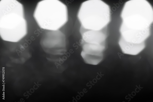 Abstract background. Geometric bokeh. Blurred glitter texture. Defocused image