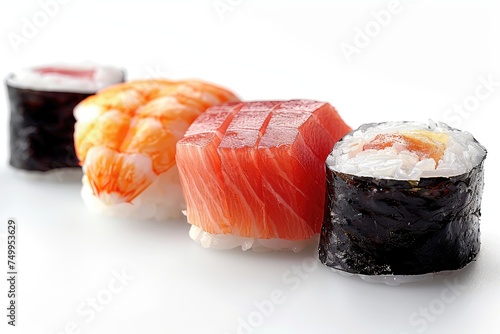 sushi for the restaurant menu © Klnpherch