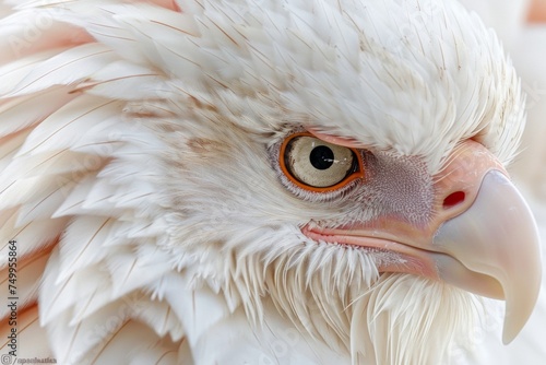 Close up of a bold eagle