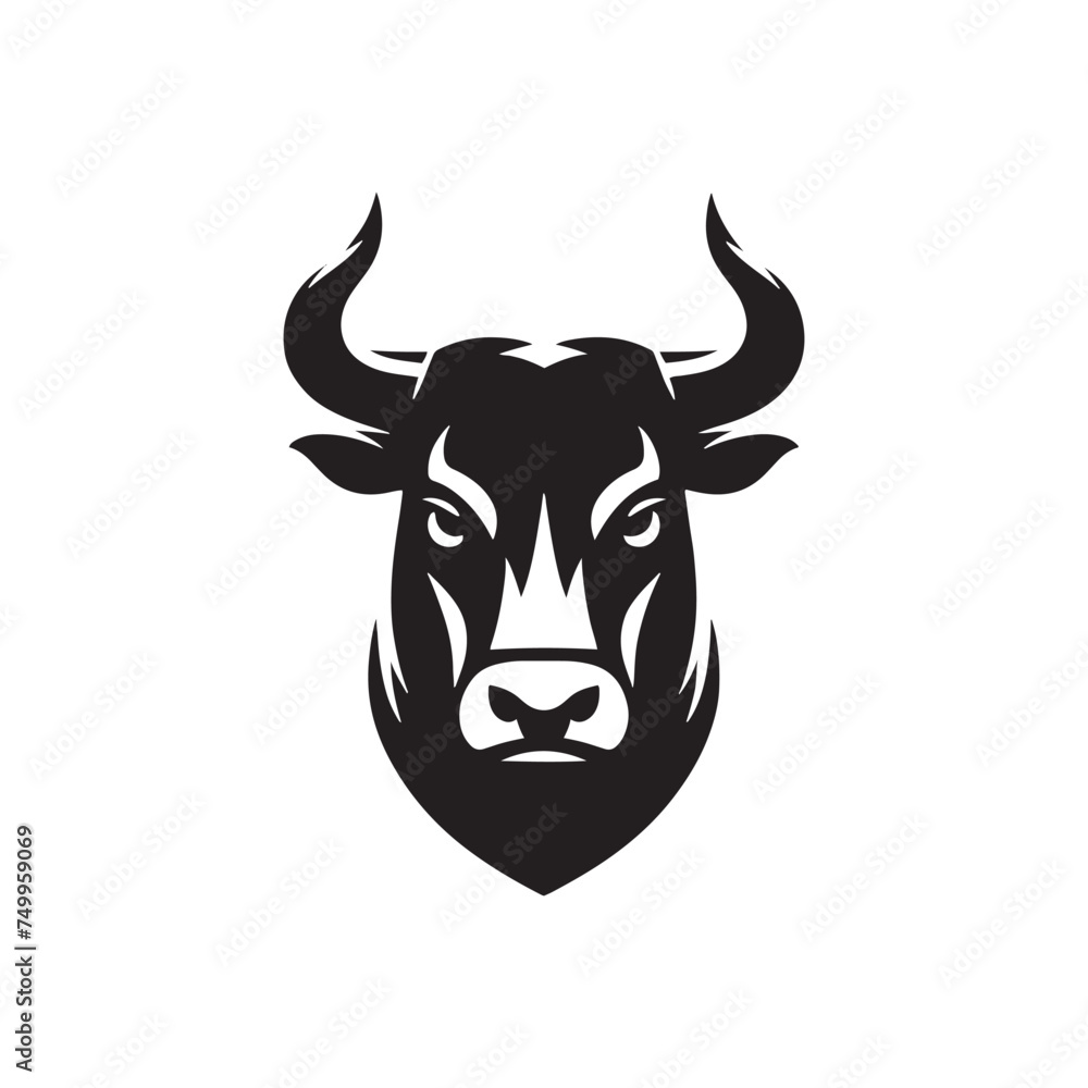 Furious Charge: Vector Silhouette of an Angry Bull - Capturing the Power and Intensity of Its Aggression in Striking Form. Vector Bull, Bull Illustration, Angry Bull Vector, Furious Charge: Vector Silhouette of an Angry Bull - Capturing the Power and Intensity of Its Aggression in Striking Form. Vector Bull, Bull Illustration, Angry Bull Vector,